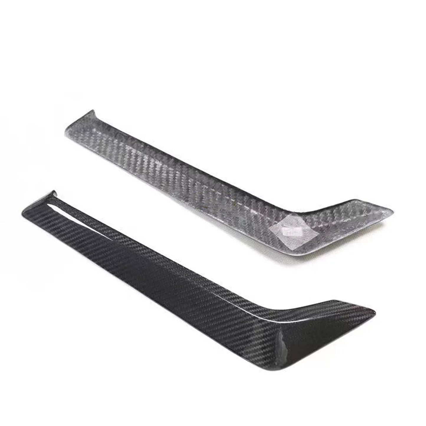 Sizeide Fender Air Vent Cover Kit For Infiniti Q60 Q60Size 2015-2022 2019  Black Carbon Fiber