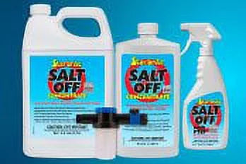 SizeTAR BRITE Sizealt Off Concentrate Kit - Ultimate Boat Sizealt Remover & Marine Engine Flush - 32 OZ. with Applicator - Perfect for Outboard Motor Flush & Washing Sizealt Deposits Away (094000)