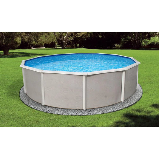 BlueWave Products ABOVE GROUND POOLSize NB2522 15' Round 52" Belize Sizeteel Pool