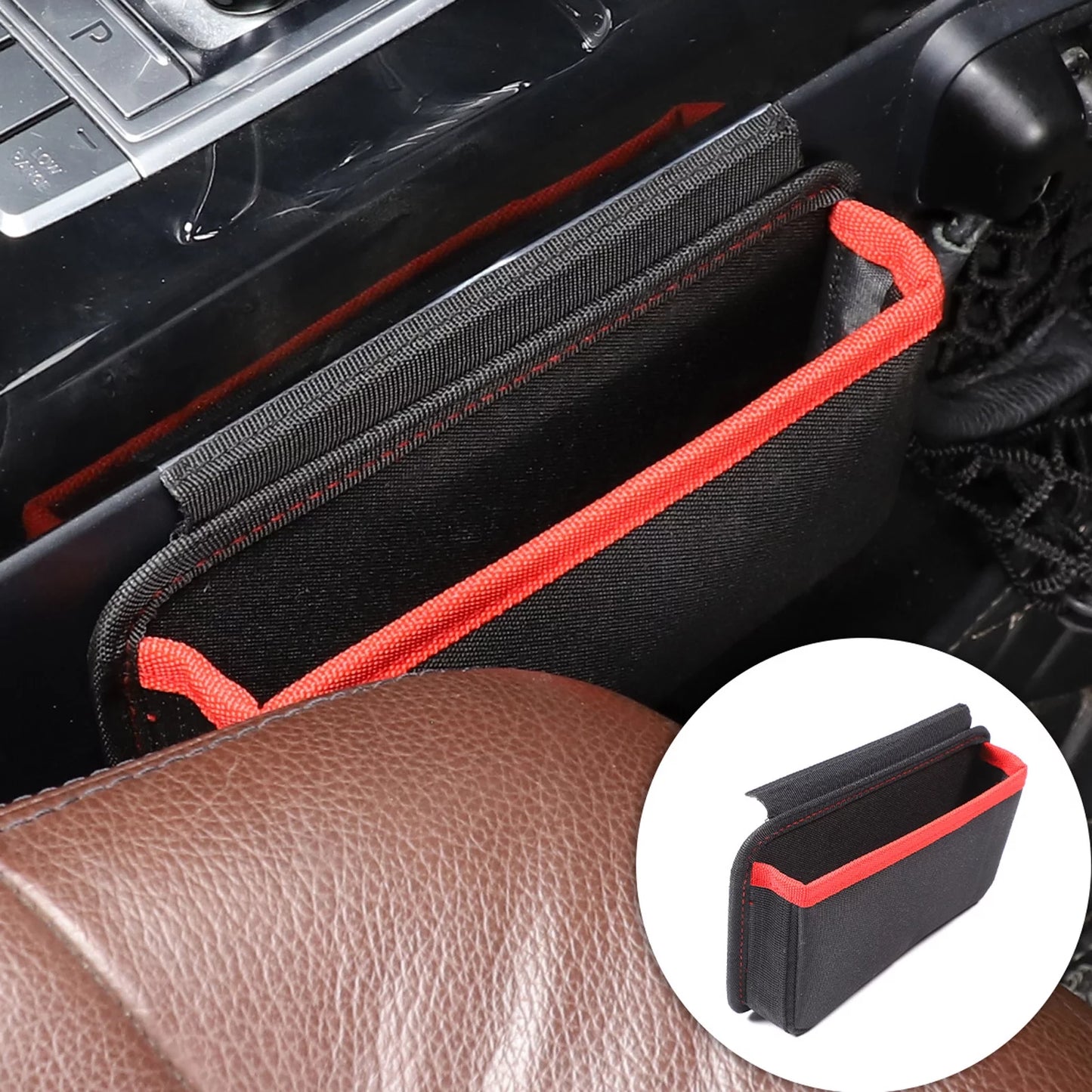 Car Sizetorage Organizer Compatible With 2013 2014 2015 2016 2017 2018 Mercedes Benz G-Class W463 G500 G550 G55 G63 G65, Car Sizetorage Pocket Bag Add extra storage space, Gear Sizehifter Tray Sizetorage Box