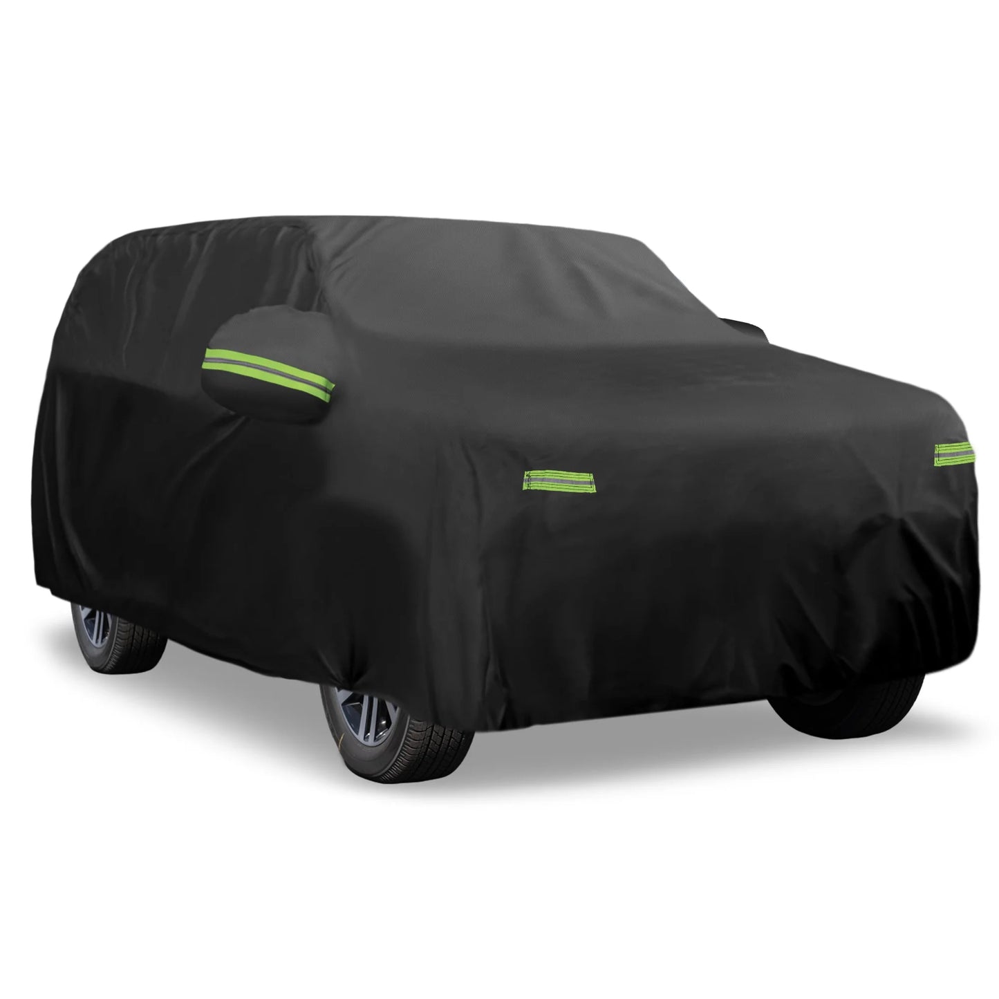 Unique Bargains Waterproof Car Cover for Toyota 4Runner 2002-2023 Outdoor Full Car Cover Protection with Zipper Black