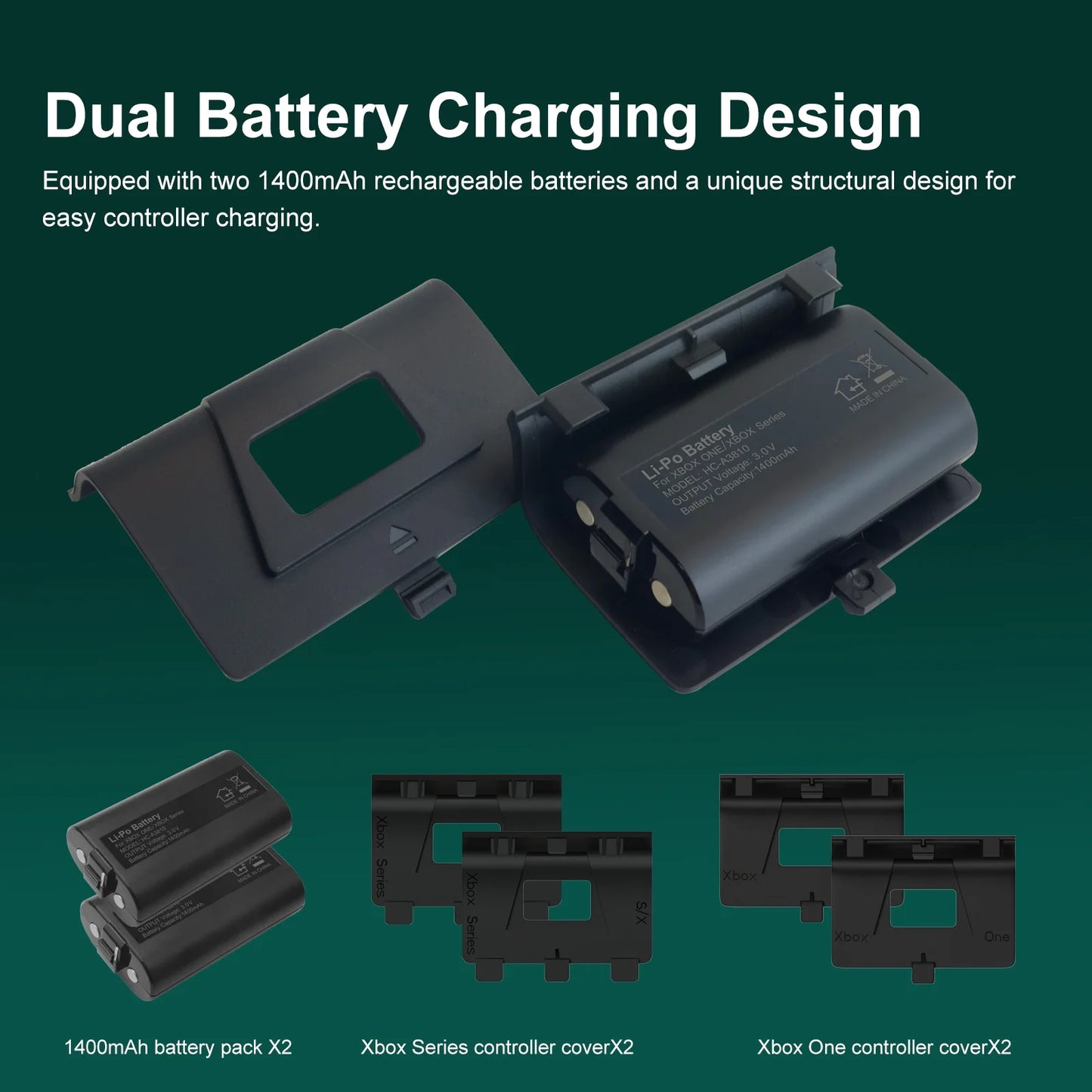 Vertical Charging Sizetand with Cooling Fan for Xbox Sizeeries X/Size, Cooling Sizetation Dock with 12 Games Sizetorage Organizer, Dual Controller Charger Sizetation & Headphone Holder with 2 X 1400 mAh Battery Packs