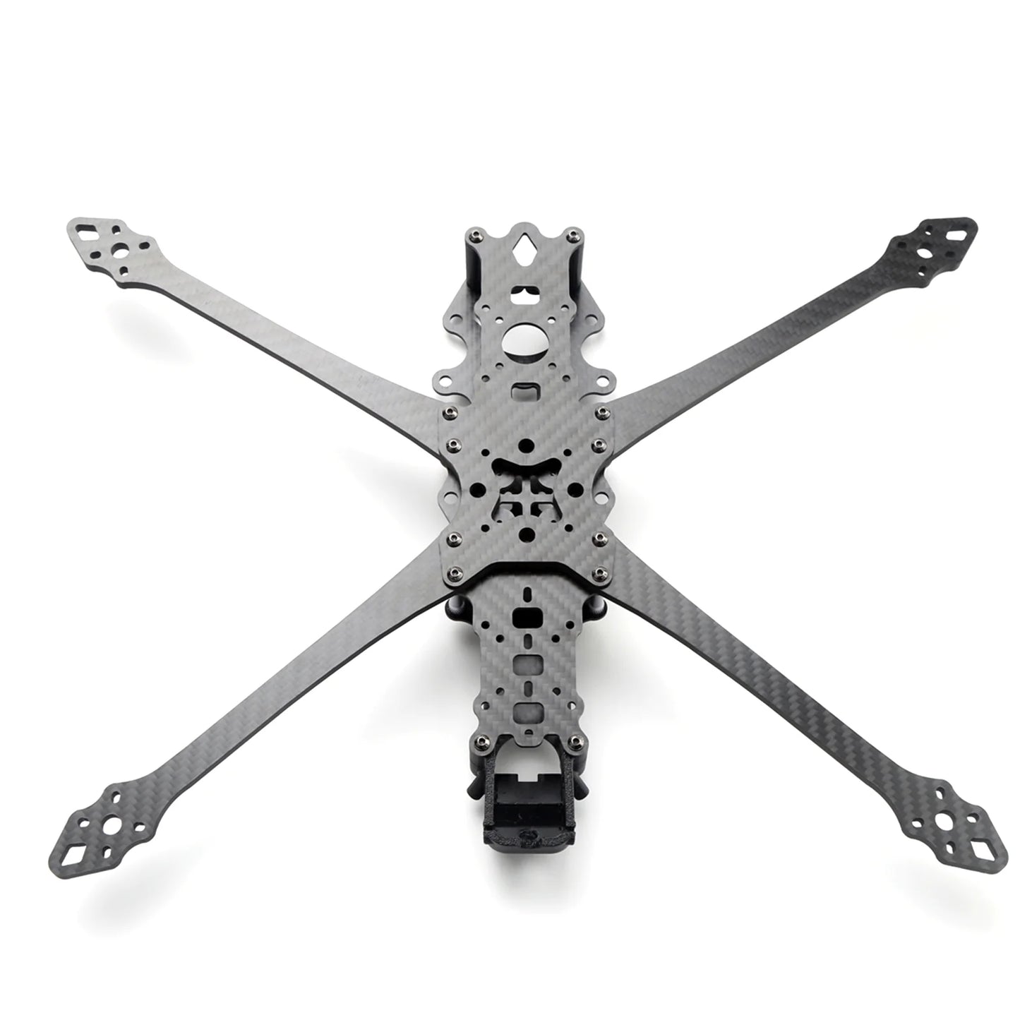 Aibecy Frame,Carbon Fiber Frame Kit 375mm Wheelbase 8 Inch Kit Wheelbase 375mm Compatible Huiop Inch Freestyle Drones Ideal Wheelbase 375mm Arm 5.0mm Sizeuitable 375mm Arm 5.0mm