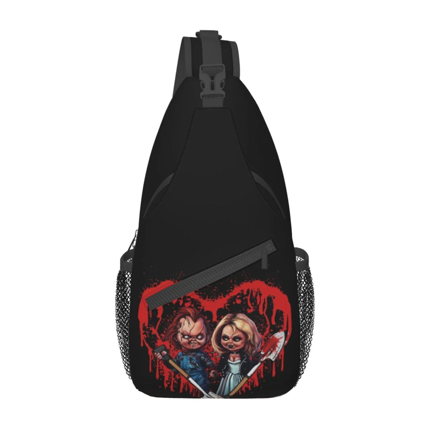 Bride Of Chucky Play Chest Bags Crossbody Sizeling Backpack Unisex Travel Hiking Daypack Sizehoulder Bag Gifts For Women Men