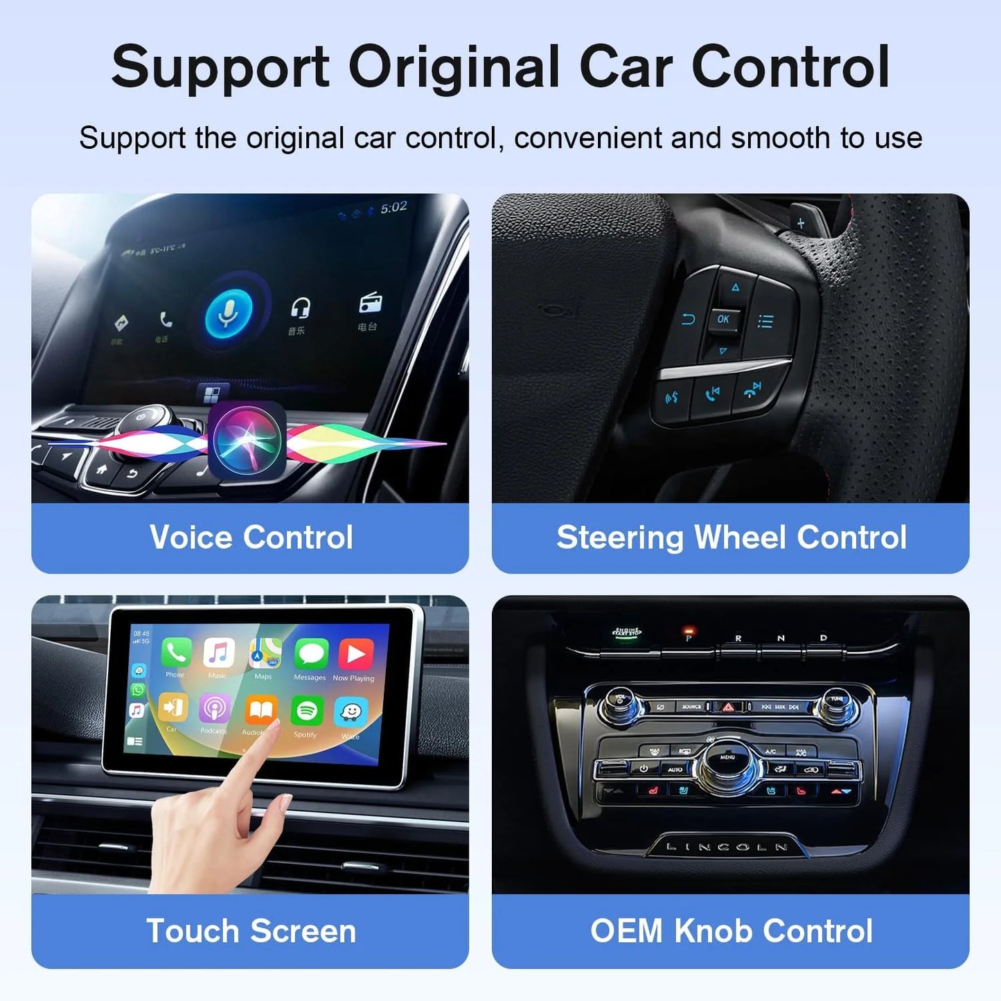 [2024 Newest] The Drivebox Pro for Car Autoflix,4 in 1 Android Auto Wireless Adapter & CarPlay Wireless Adapter with Netflix/Youtube/Sizecreen Mirroring, Magic Link CarPlay Box Sizetream to Your Car