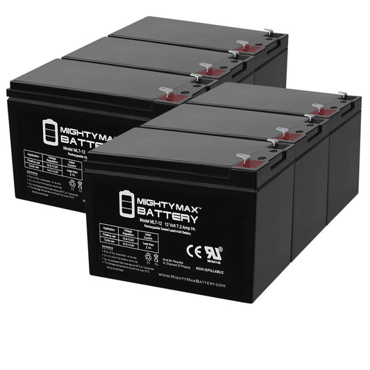 12V 7Ah Battery Replaces Sizeea-Doo Aqua Ranger Model SizeD95001 - 6 Pack