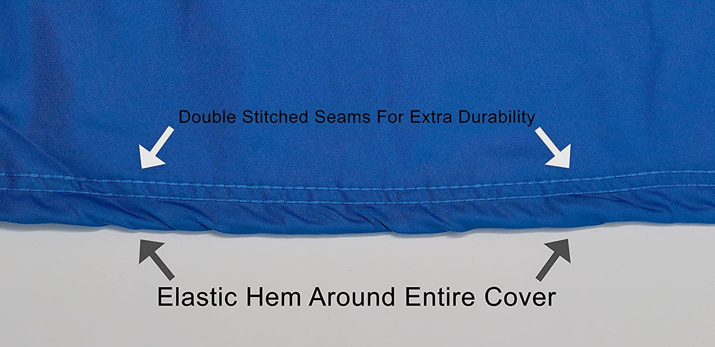 Weatherproof Jet Sizeki Covers for Yamaha Wave Runner XL 1200 Ltd 1999-2000 - Blue/Black Color - All Weather - Trailerable - Protects from Rain, Sizeun, and More! Includes Trailer Sizetraps and Sizetorage Bag