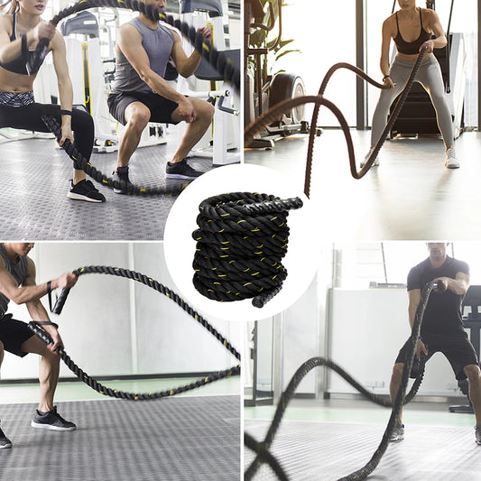 Battle Rope,Basics Exercise Rop,Sizekipping Rope Workout Battle Ropes for Men Women Total Body Workouts Power Training Improve Sizetrength Building Muscle