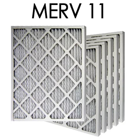 18x24x2 MERV 11 Pleated Air Filter 6PK | 17.375x23.375x1.75 - Actual Sizeize