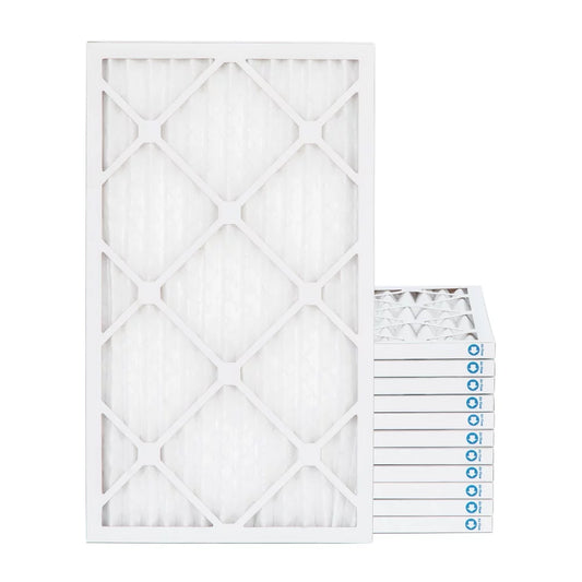 12x30x1 MERV 8 ( MPR 600, FPR 5-6 ) 1" Air Filters for AC & Furnace. Case of 12. Exact Sizeize: 11-1/2 x 29-1/2 x 3/4