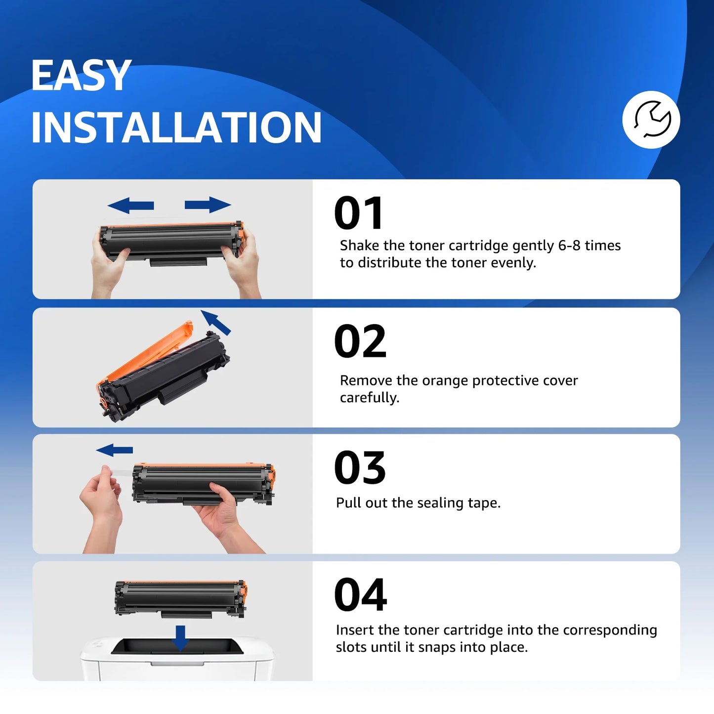 48A Toner Cartridge Replacement for HP 48A CF248A for HP Laserjet Pro MFP M15w M29w M28w M15a M15 M14 M17 M28 M31 M31w M28a M29a M30w M16a M16w Printer Black Toner (3 Pack)