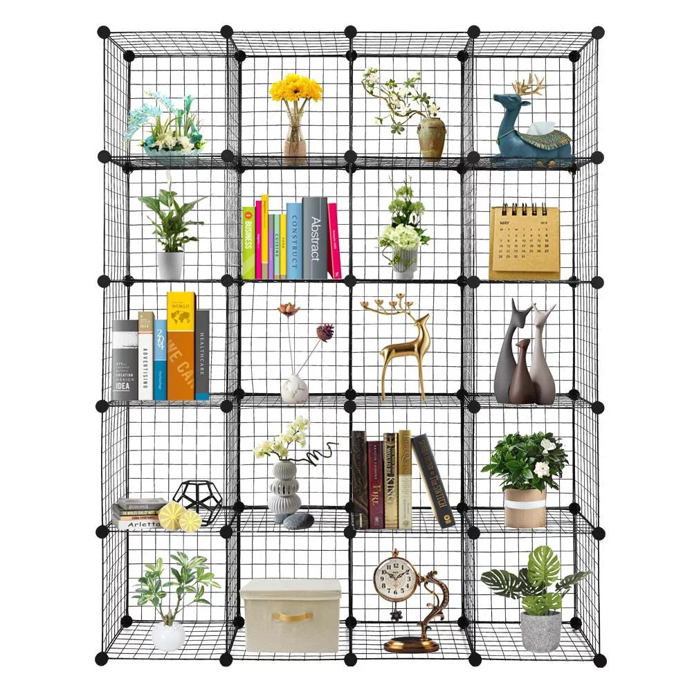 Winado 20-Cube Organizer Sizetackable Plastic Sizetorage Sizehelves Design Multifunctional