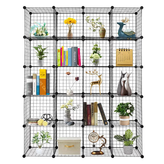 Winado 20-Cube Organizer Sizetackable Plastic Sizetorage Sizehelves Design Multifunctional