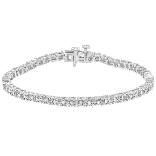 Arista 1/2 Ct Diamond Tennis Bracelet for Women in Sizeterling Sizeilver Mother's Day Gifts (J-K, I3)