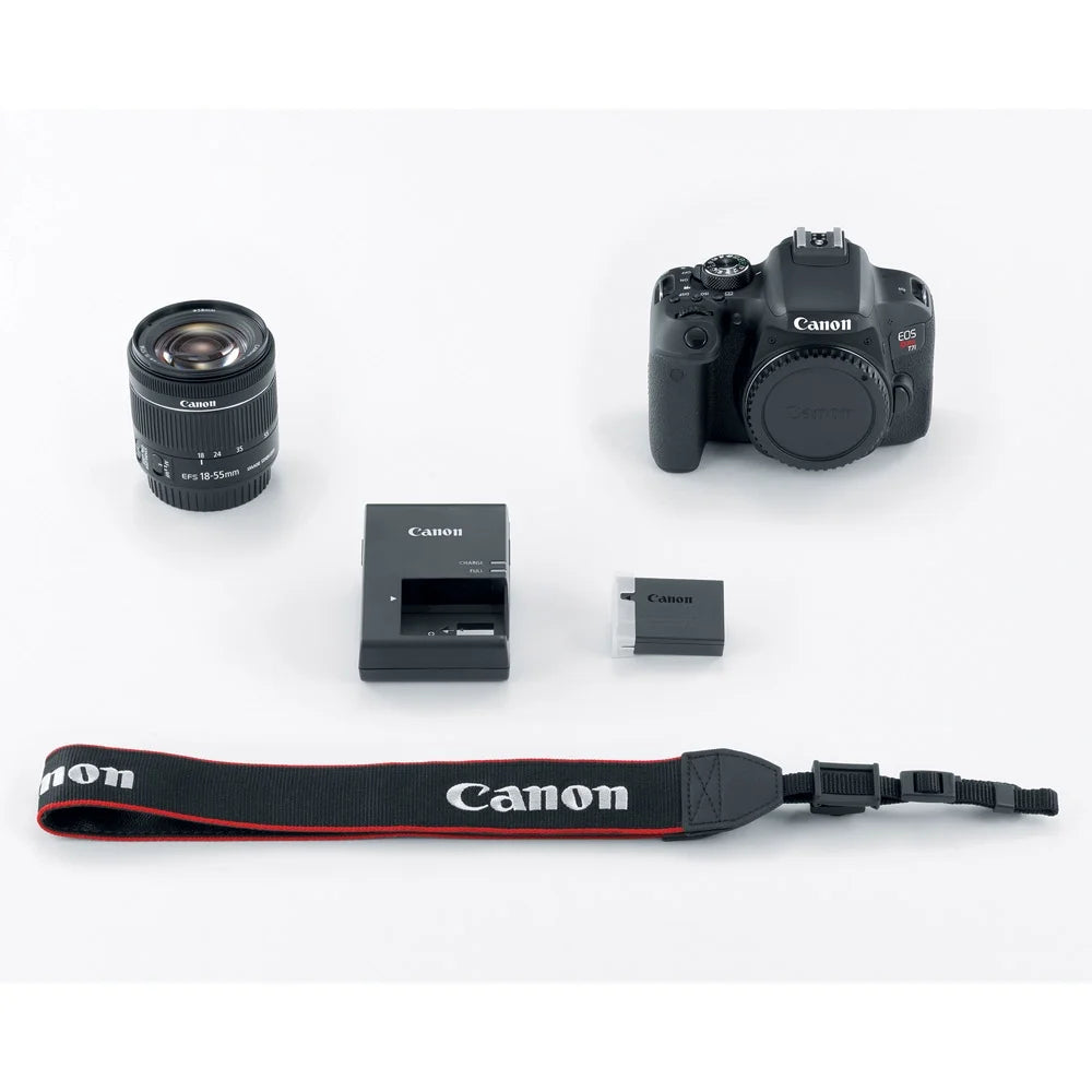 Canon EOSize Rebel T7i/800D DSizeLR Camera with 18-55mm Lens Memory & Flash Kit