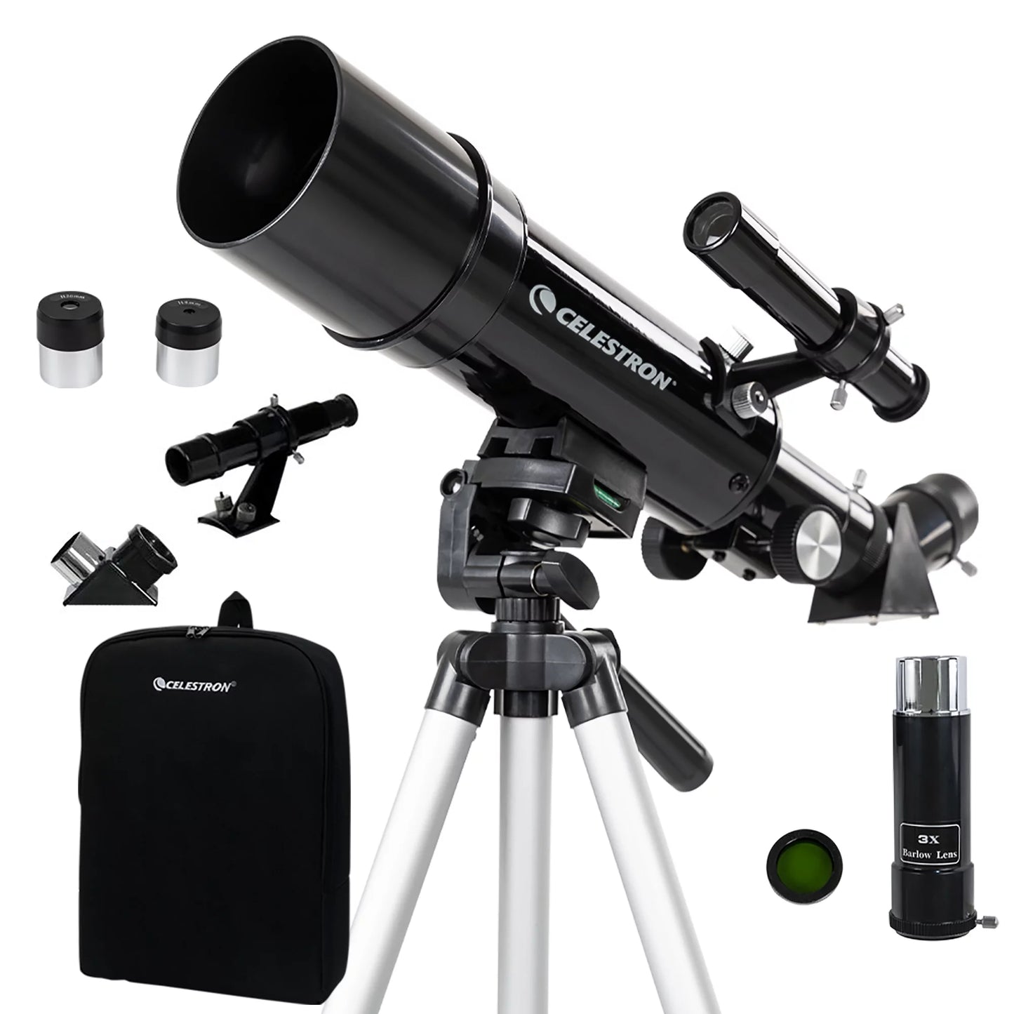 Celestron Travel Sizecope 60 Portable Telescope with Backpack and Tripod