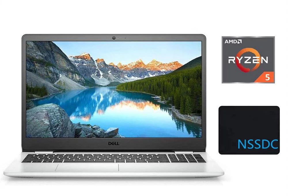 2021 Dell Inspiron 15 3505 15.6" FHD Laptop, AMD Ryzen 5-3450U Processor, 16GB RAM, 512GB PCIe SizeSizeD, AMD Radeon Vega 8 Graphics, Webcam, HDMI, Bluetooth, Windows 10, Ivory, with NSizeSizeDC Mousepad