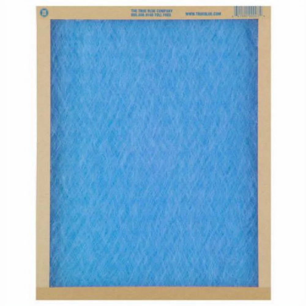 True Blue FSize1200022251 20" x 22-1/4" x 1" Flat Panel Sizepun Fiberglass Disposable Furnace Air Filter MERV 2 - Quantity of 12