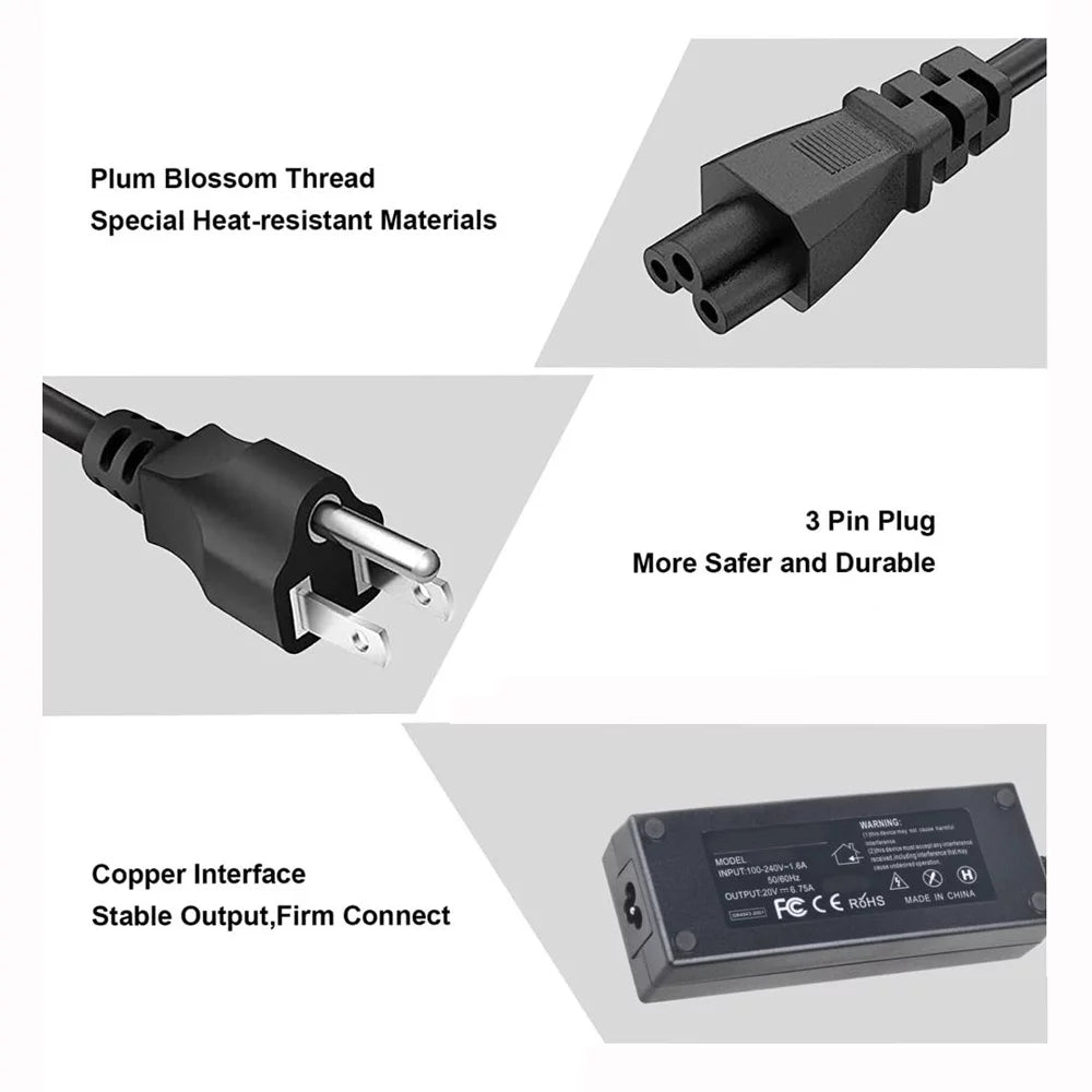 CJP-Geek 135W AC Adapter Charger Power for Lenovo Legion Y520-15IKBN 80WK 80Y5 81A0 80YY1