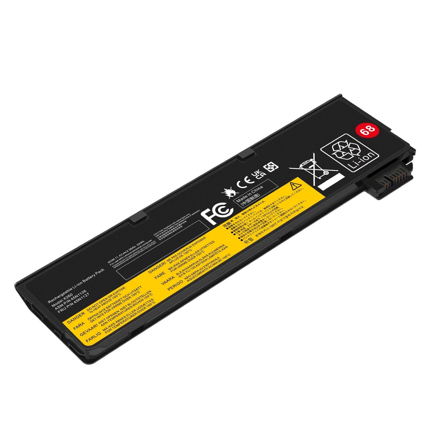 Battery For Lenovo ThinkPad L450 T470P L470 T560 T440 T460 45N1130 45N1125 24Wh