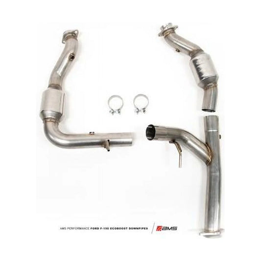 AMSize  Federal EPA Compliant Catted Downpipe for 2015 Plus Ford F-150 3.5L Ecoboost