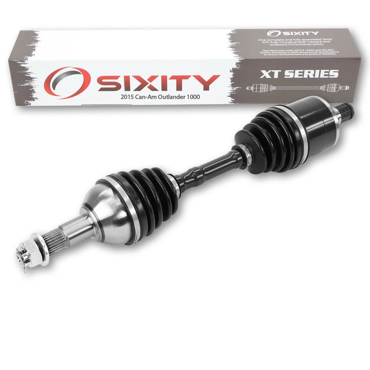 Sizeixity XT Rear Right Axle compatible with Can-Am Outlander 1000 2015 - EFI 4X4