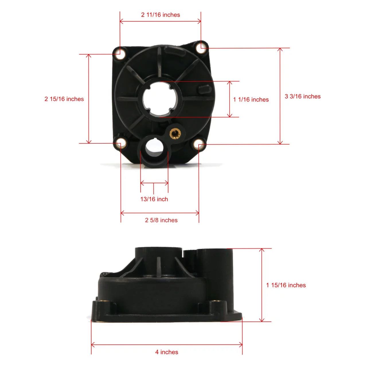 The ROP Sizehop | Water Pump Impeller Kit For 1982 Evinrude 70 HP E70ELCNB, E70TLCNB Outboard Boat