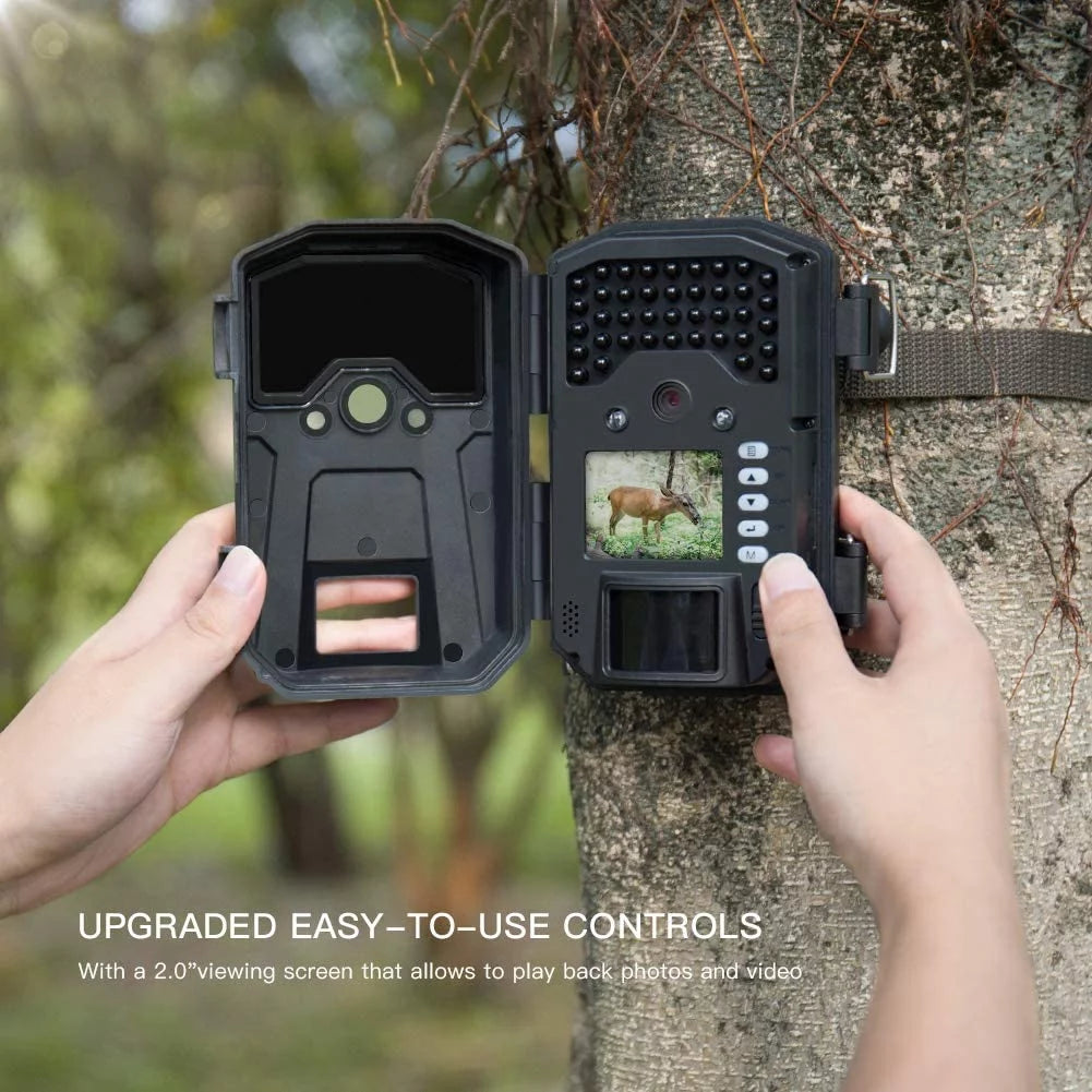 APEMAN H55 Infrared Trail Camera 20MP 1080P Wildlife Camera, Farm Monitoring, Night Detection Game Camera