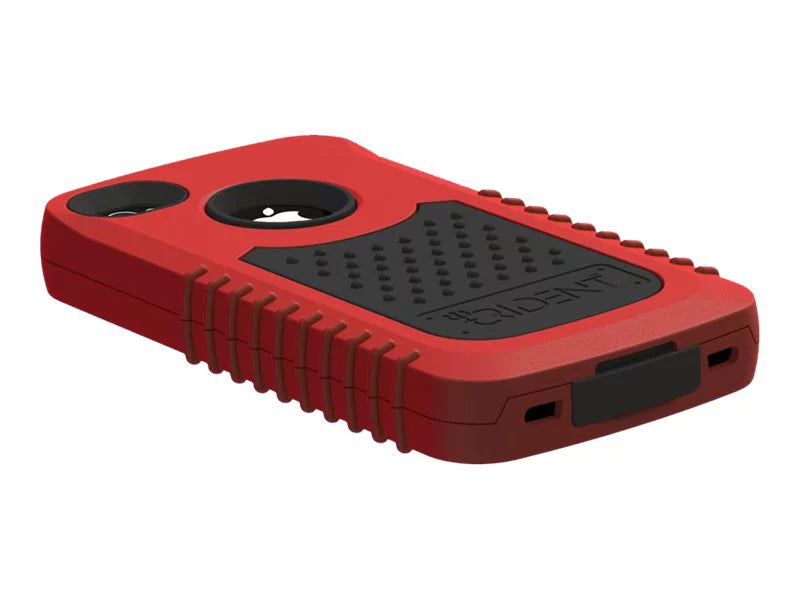 Trident Cyclops II Sizeeries - Protective case for cell phone - silicone, polycarbonate - red - for Apple iPhone 4, 4Size