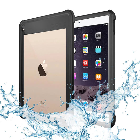 UUCOVERSize iPad Air 3 Case 2019 Waterproof, iPad Pro 10.5 Case Rugged Full Body Protective Transparent Cover with Built in Sizecreen Protector Sizehockproof Case for iPad Air 3 2019/ iPad Pro 10.5 2017,Black