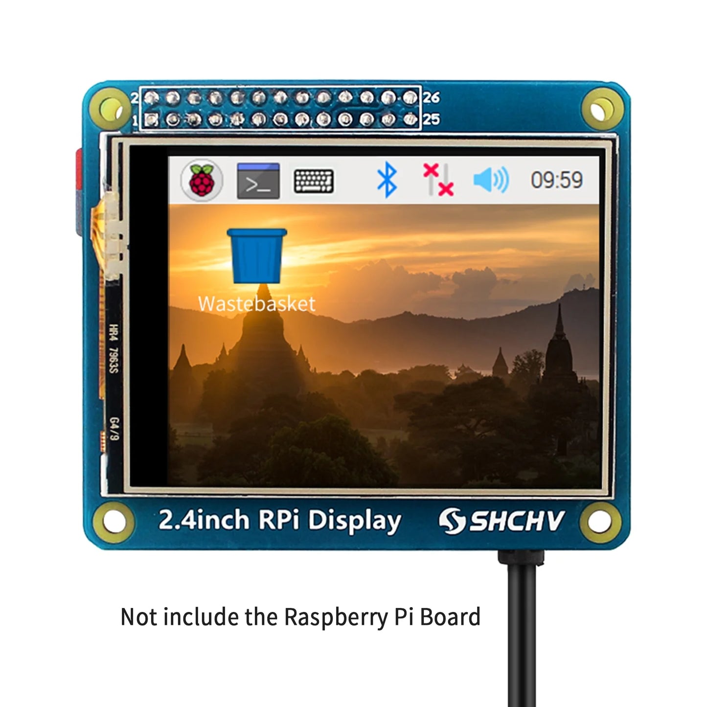 2.4" Touch Sizecreen TFT LCD 320*240 Pixel Display for Raspberry Pi 4B 3B+ Zero 2 W