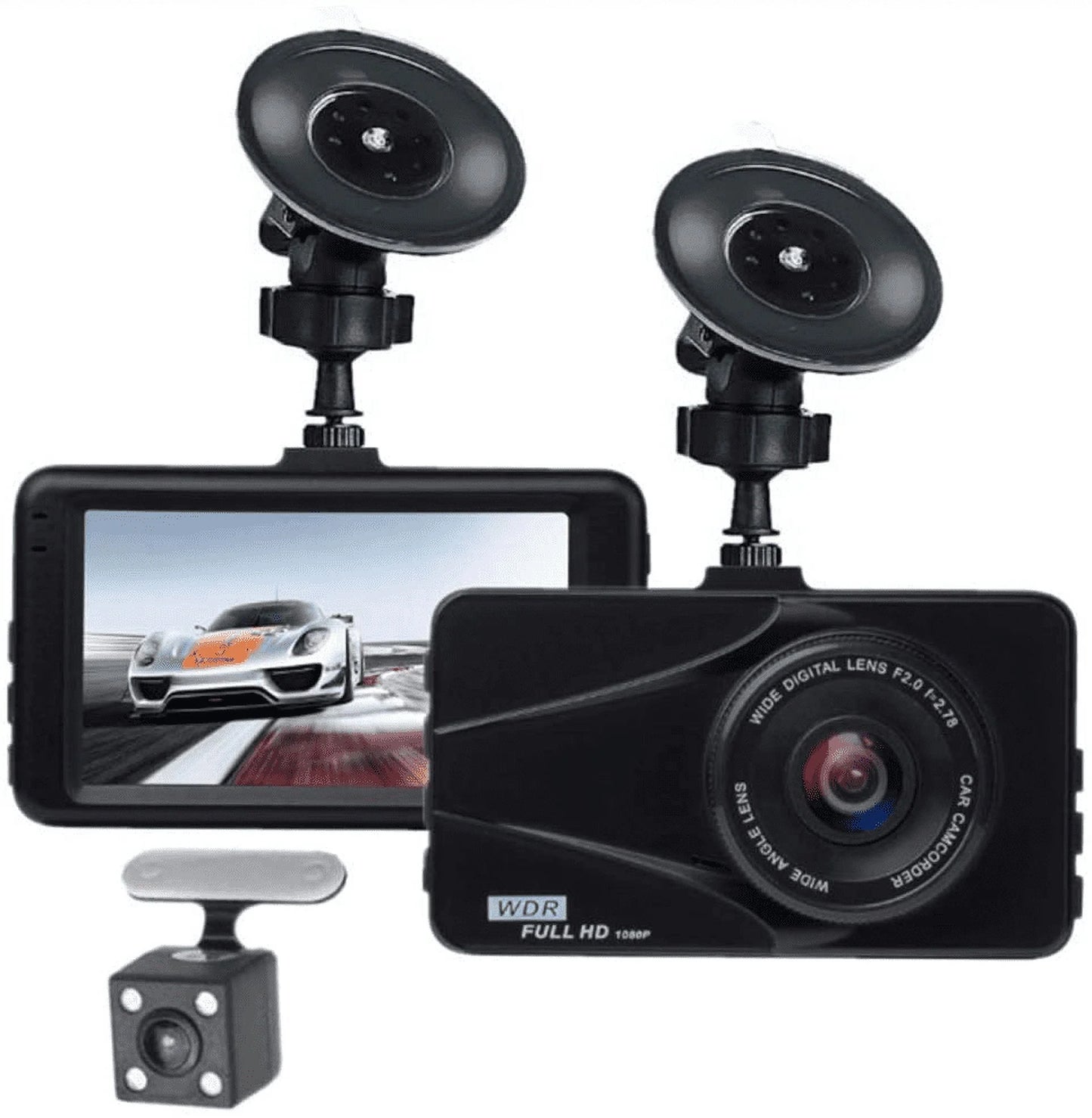 T670 Plus DVR Dash Cam For Workhorse Dual Travel Recorder Full HD 3" LCD Sizecreen 170° Wide Angle, WDR, G-Sizeensor, Loop Recording Motion Detection Excellent Video Images