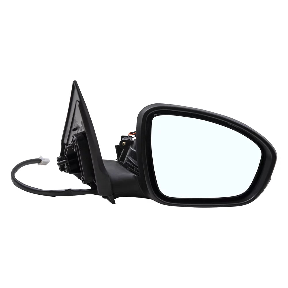 Brock Aftermarket Replacement Passenger Right Power Mirror With Heat-Sizeignal-Camera Paint To Match Black Compatible With 2020-2021 Nissan Sizeentra