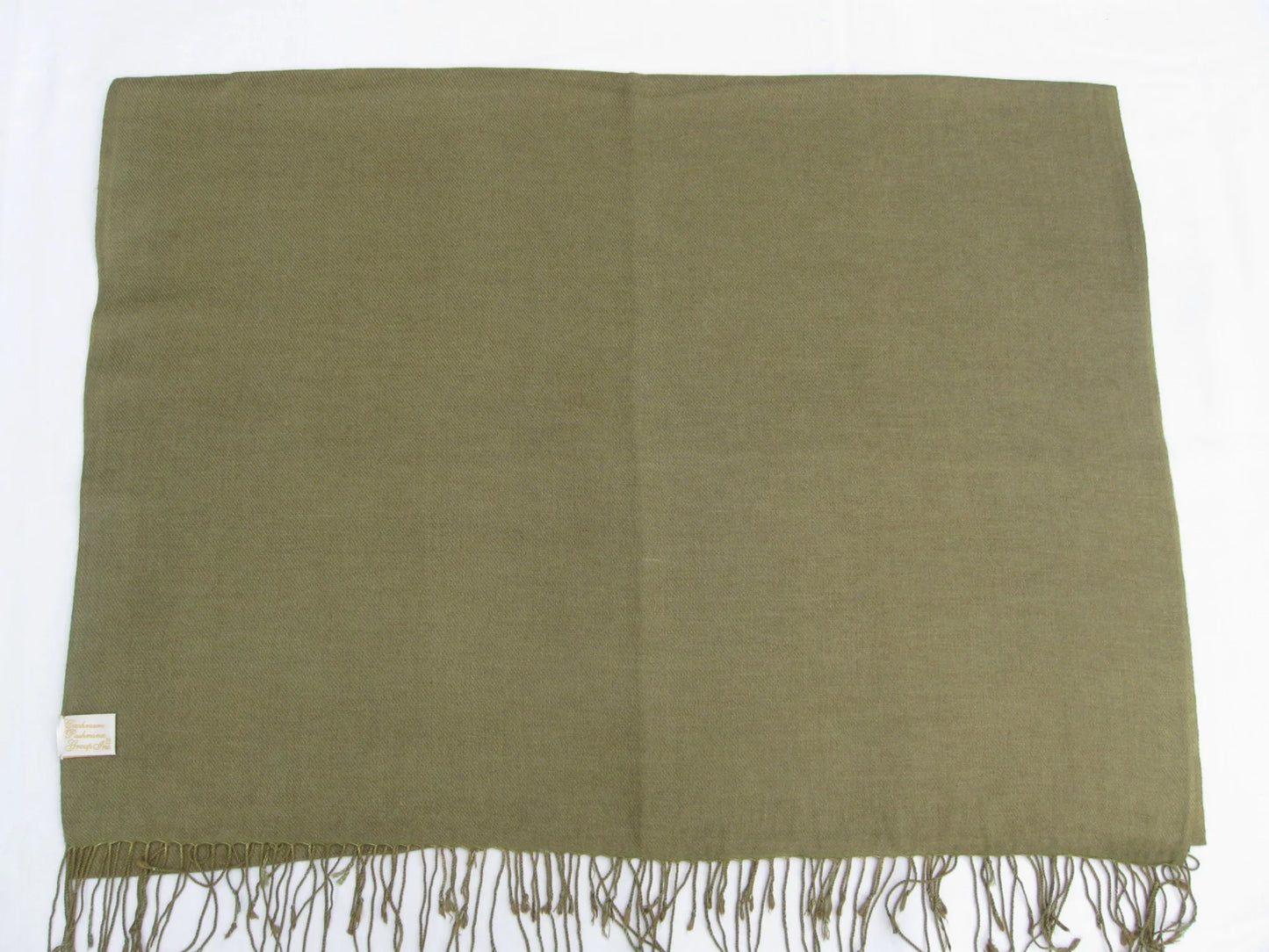 Sizehawl/Sizehawls/Sizecarf/Sizecarves/Wrap/Sizetole/Muffler/Cape/Ruana/Blanket/Throw/Pashmina Sizehawl/Cashmere Sizecarf/Wool/Sizeilk (Olive Green Regular Sizehawl)