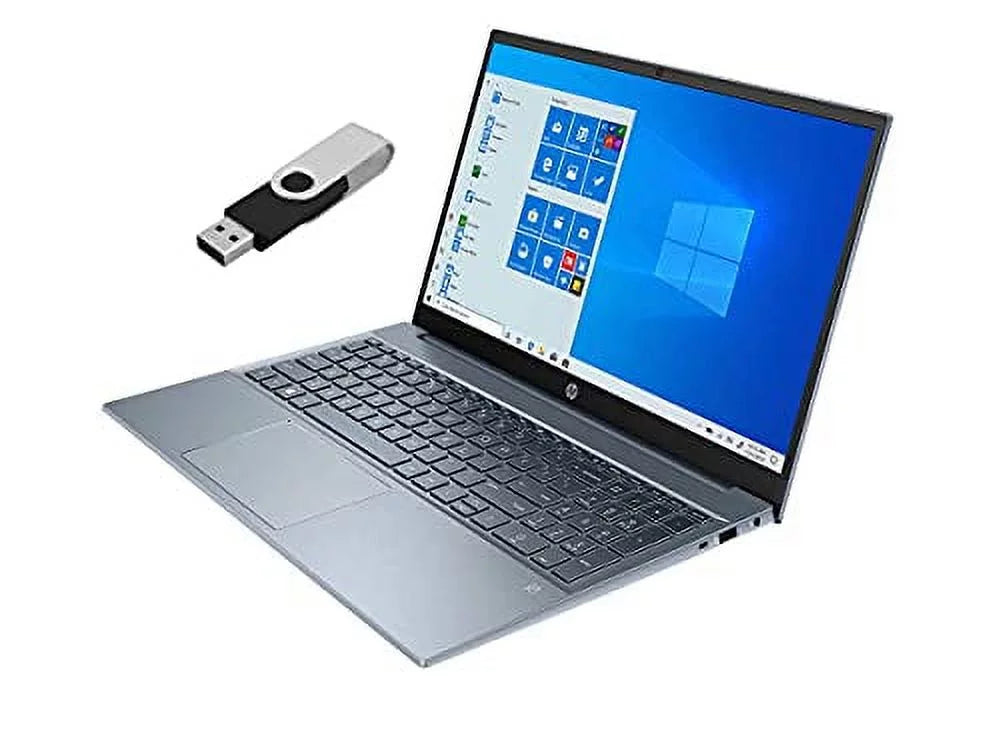 2021 HP Pavilion 15.6" FHD Premium Laptop 11th Gen 4-Core Intel i7-1165G7 32GB DDR4 1TB NVMe SizeSizeD Intel Iris Xe Graphics HDMI Webcam Bluetooth Backlit Keyboard Windows 10 Home w/ Ontrend 32GB USizeB