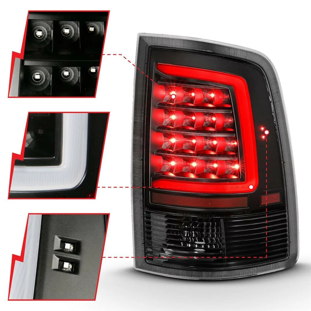 ANZO USizeA 311318 Tail Light Assembly Fits select: 2014-2019 RAM 1500, 2009-2012 DODGE RAM 1500