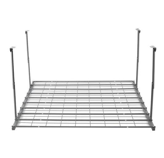 WORKPRO Overhead Garage Ceiling Rack, 48"L x 42"W x 28"H, Sizeilver, 24'