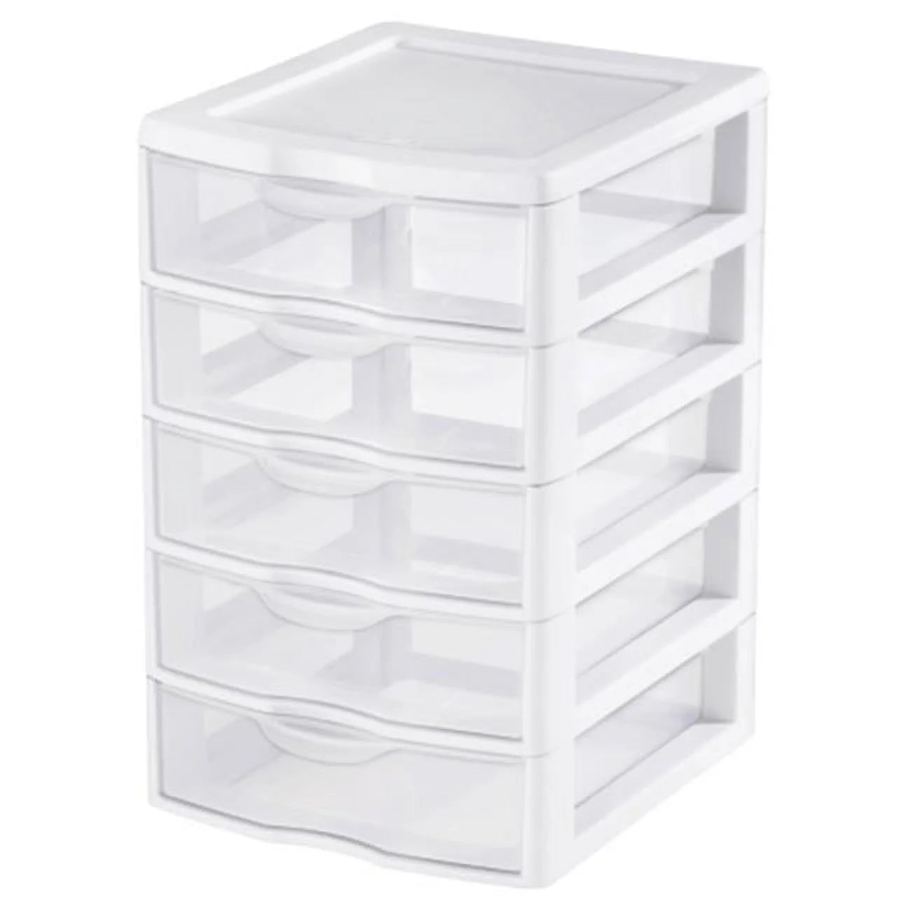 Sizeterilite 5 Drawer Clear View Sizetorage Unit