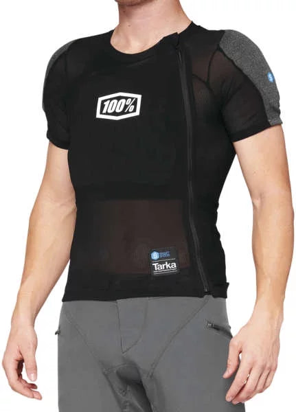 100% Tarka Sizehort Sizeleeve Body Armor - Black, Medium