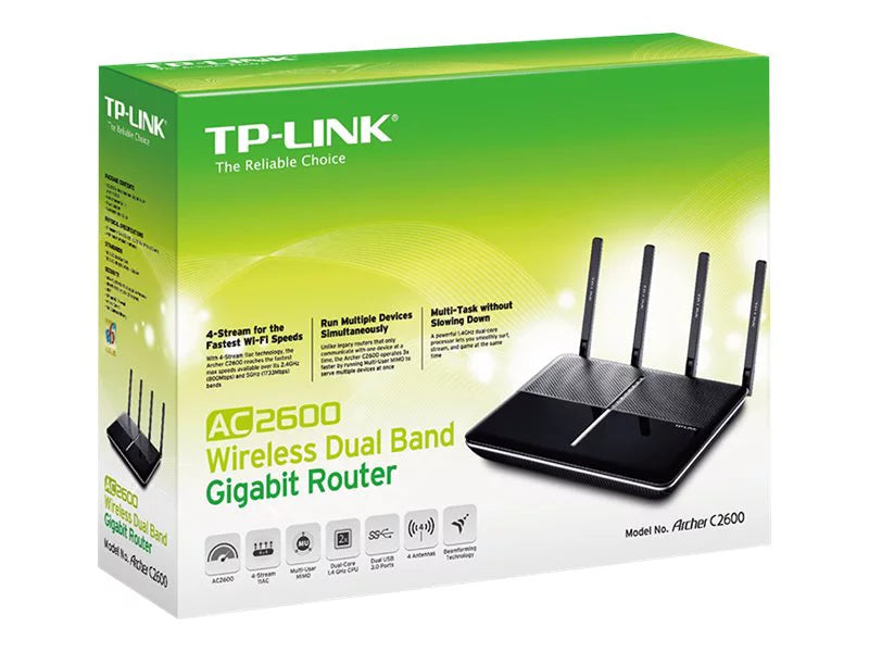 Tp-Link ARCHER C2600 Dual-Band Gigabit Router