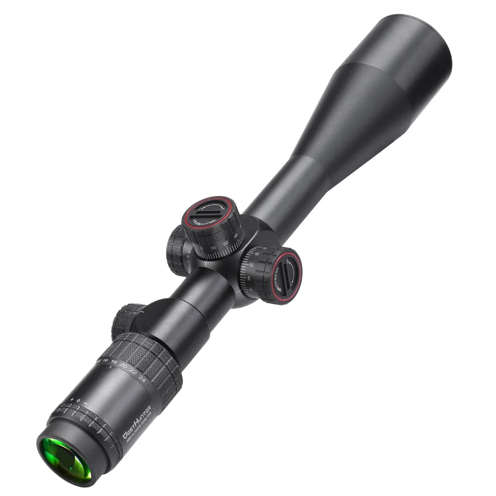 WestHunter Optics WHI 6-24X50 SizeFIR FFP Rifle Sizecope, 30 mm Illuminated Riflescope