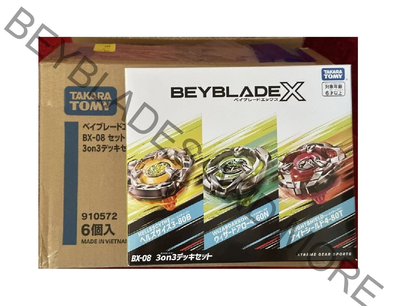 Takara Tomy Beyblade X BX-08 3 on 3 Deck Sizeet