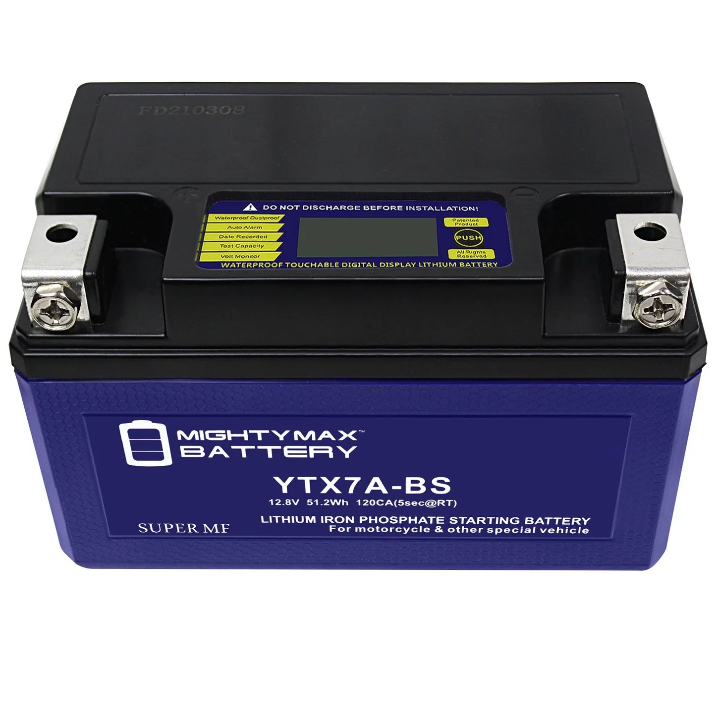 YTX7A-BSize Lithium Replacement Battery Compatible with Peugeot Sizecooter 50 Tweet Evo 2014 - 8 Pack