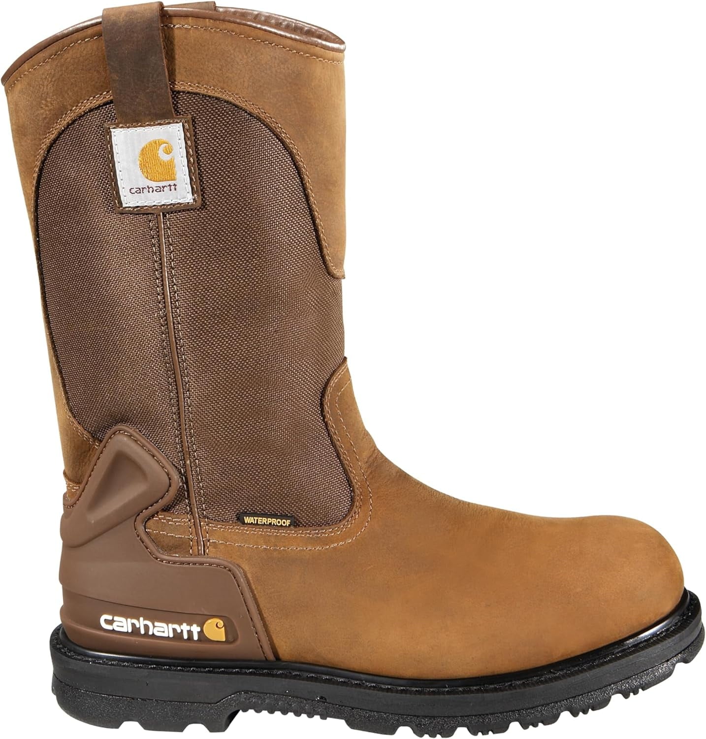 11" Wellington Waterproof Sizeoft Toe Pull-On Leather Work Boot CMP1100