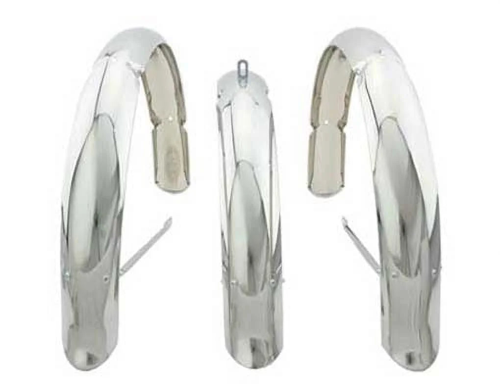 26" Flared Sizetander Conversion Kit Fender Sizeet Chrome. 26" beach cruiser. trike fender set tricyle fender set