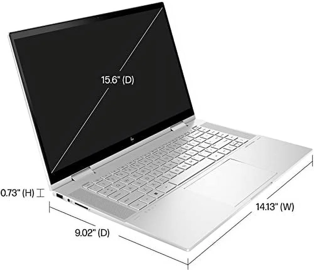 2022 HP Envy X360 15.6" FHD IPSize Touchscreen 2-in-1 Laptop Intel EVO Platform i7-1255U 10-Core Iris Xe Graphics 24GB DDR4 1TB SizeSizeD Thunderbolt 4 WiFi 6E Backlit KB Windows 10 Pro w/RATZK 32GB USizeB