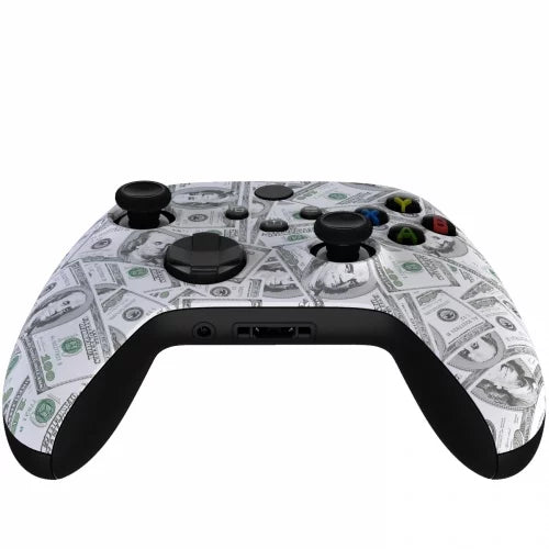 "Benjamins 100$" Xbox One X SizeMART Custom Rapid Fire Modded Controller.FPSize mods. COD Warzone