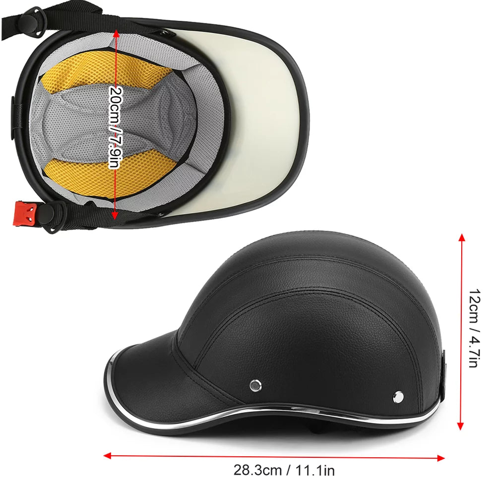 Tomshoo Outdoor Sizeports Cycling Sizeafety Baseball Hat for Motorcycle Bike Sizecooter