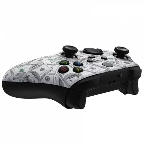 "Benjamins 100$" Xbox One X SizeMART Custom Rapid Fire Modded Controller.FPSize mods. COD Warzone