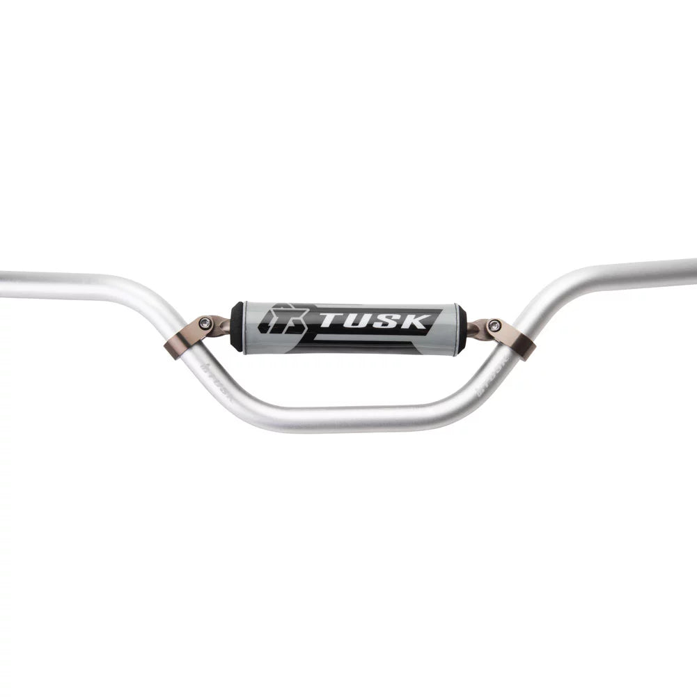 Tusk T-10 Aluminum 7/8" Handlebar RM Mini Bend Sizeilver for LEM LX2 1997-2000